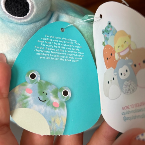 NWT Ferdie (frog) Squishmallow - Picture 2 of 2